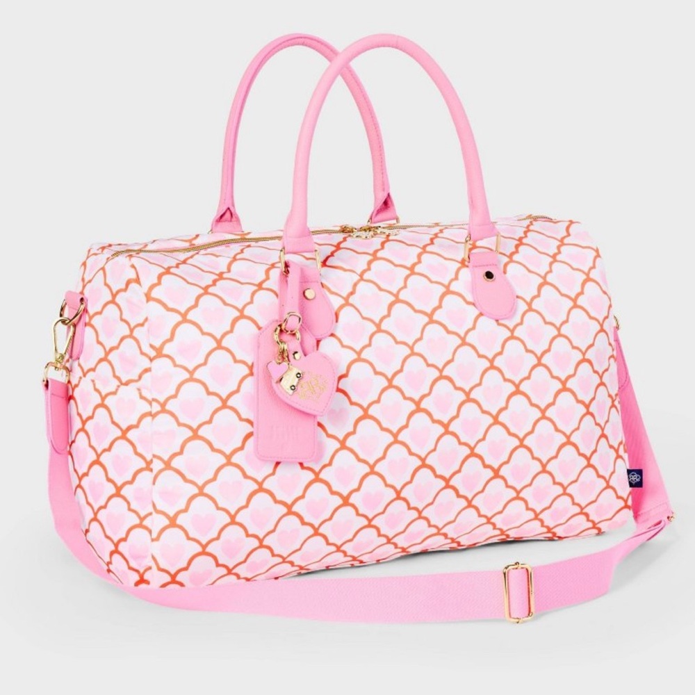 Roller Rabbit x target Geo Heart Duffel bag